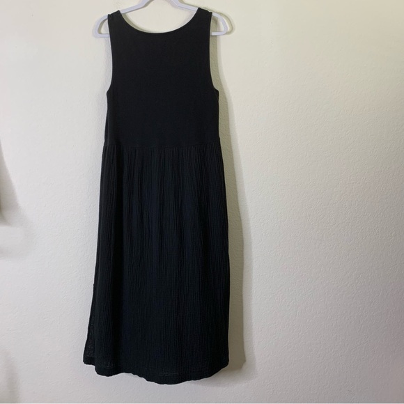 Madewell womens Knit Tank Midi Dress black L - Picture 9 of 9